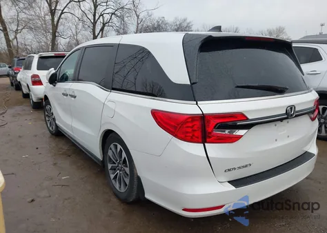 2021 Honda Odyssey Ex-L from USA, damaged, VIN 5FNRL6H75MB040262